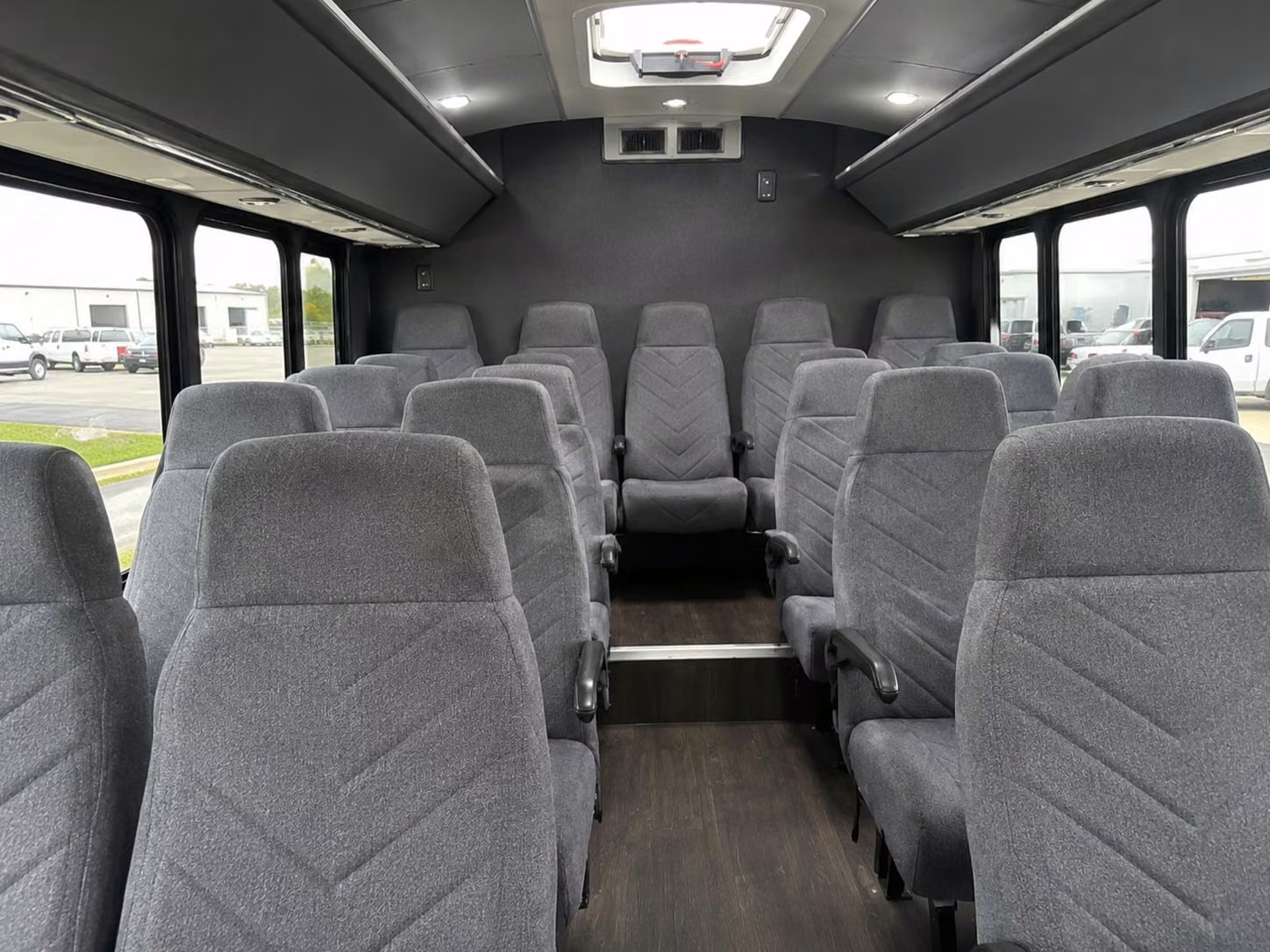 18 passenger minibus interior