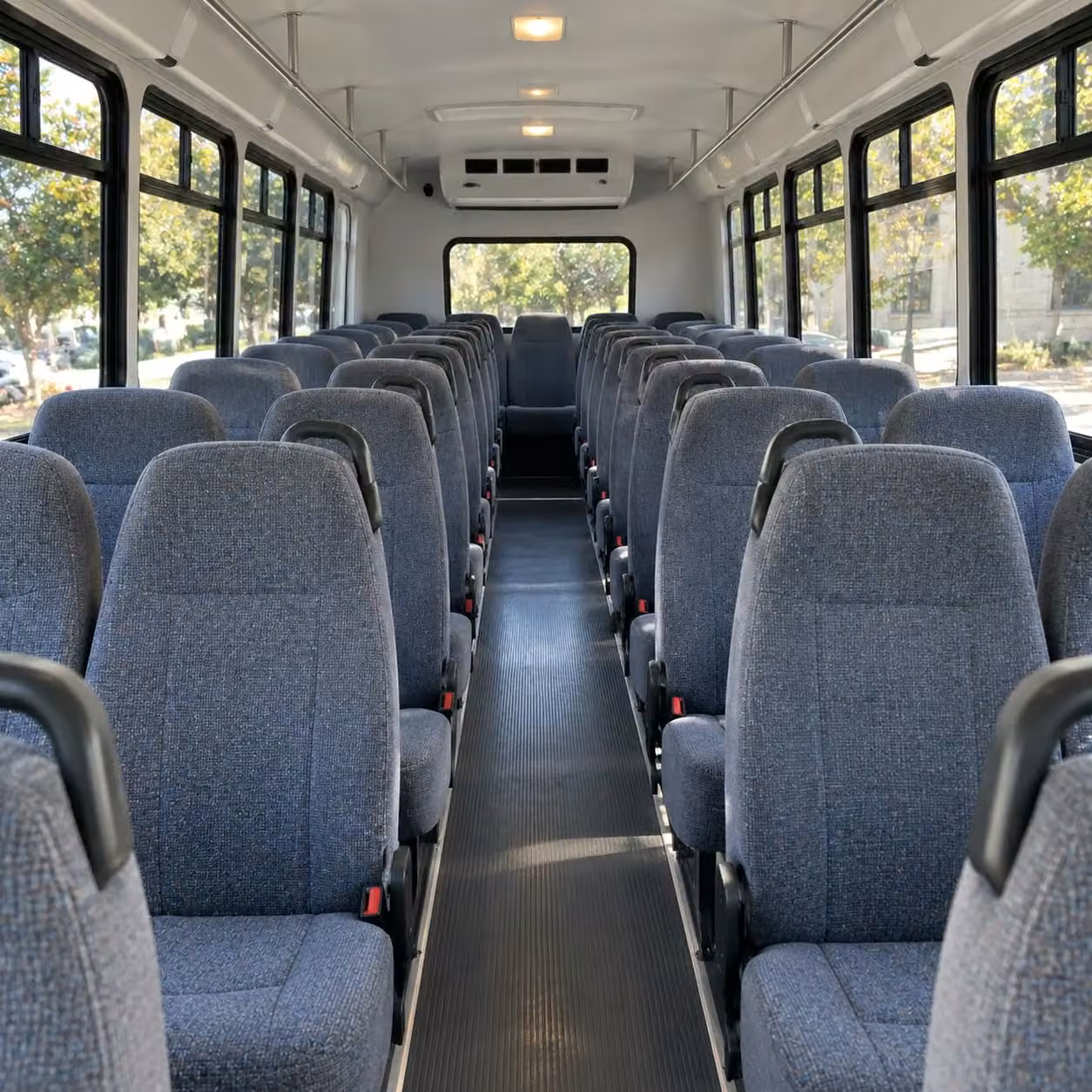25 passenger minibus interior