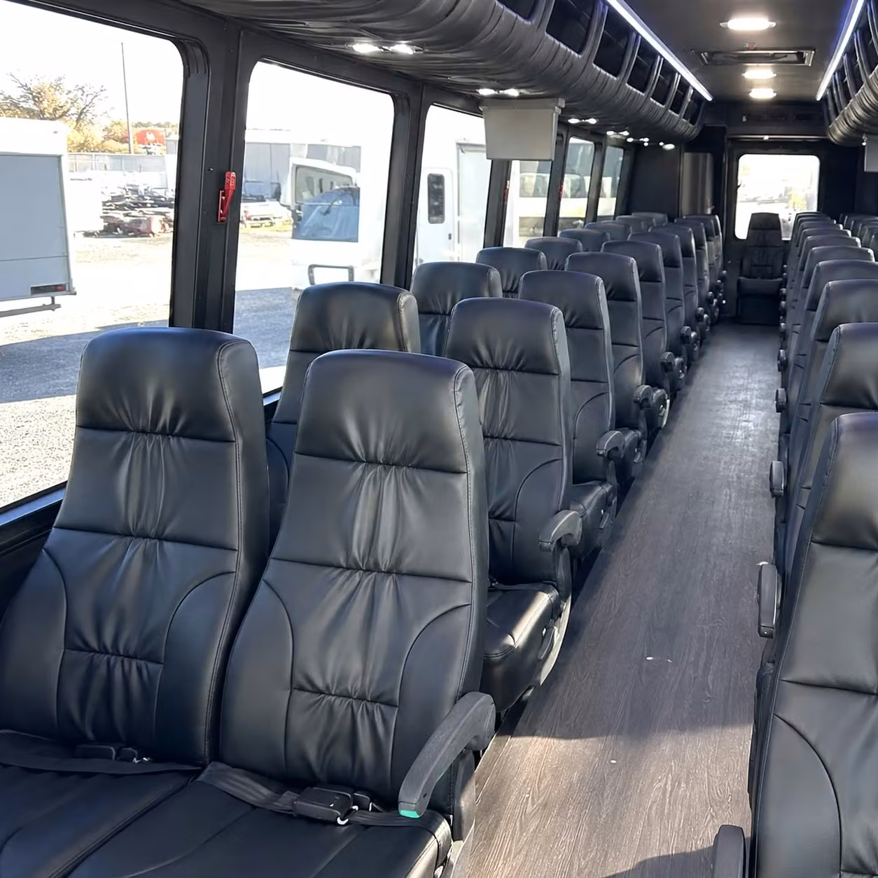 28 passenger minibus inside