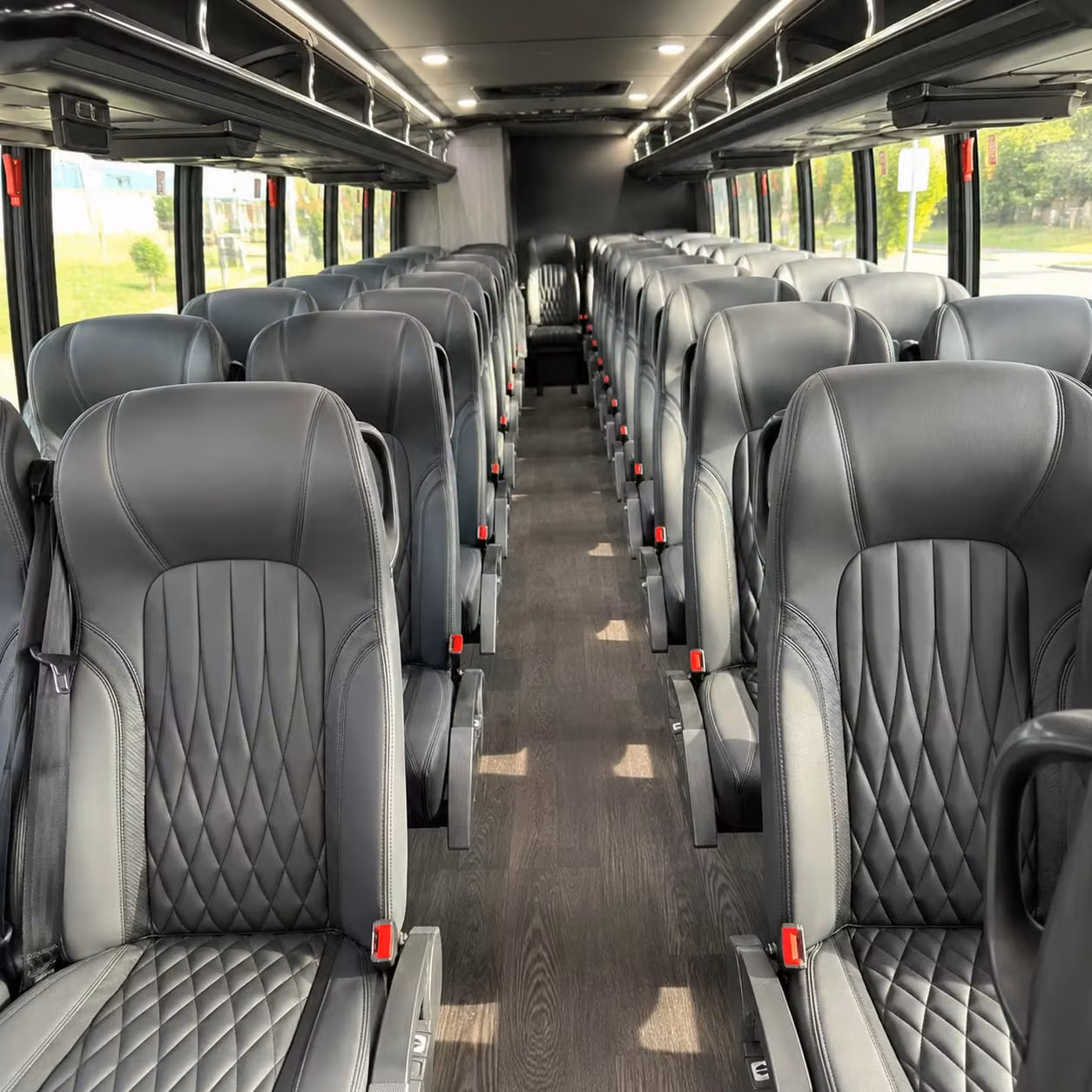 30 passenger minibus inside