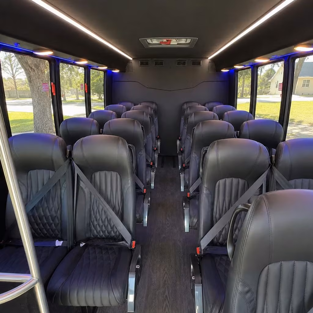 30 passenger minibus interior