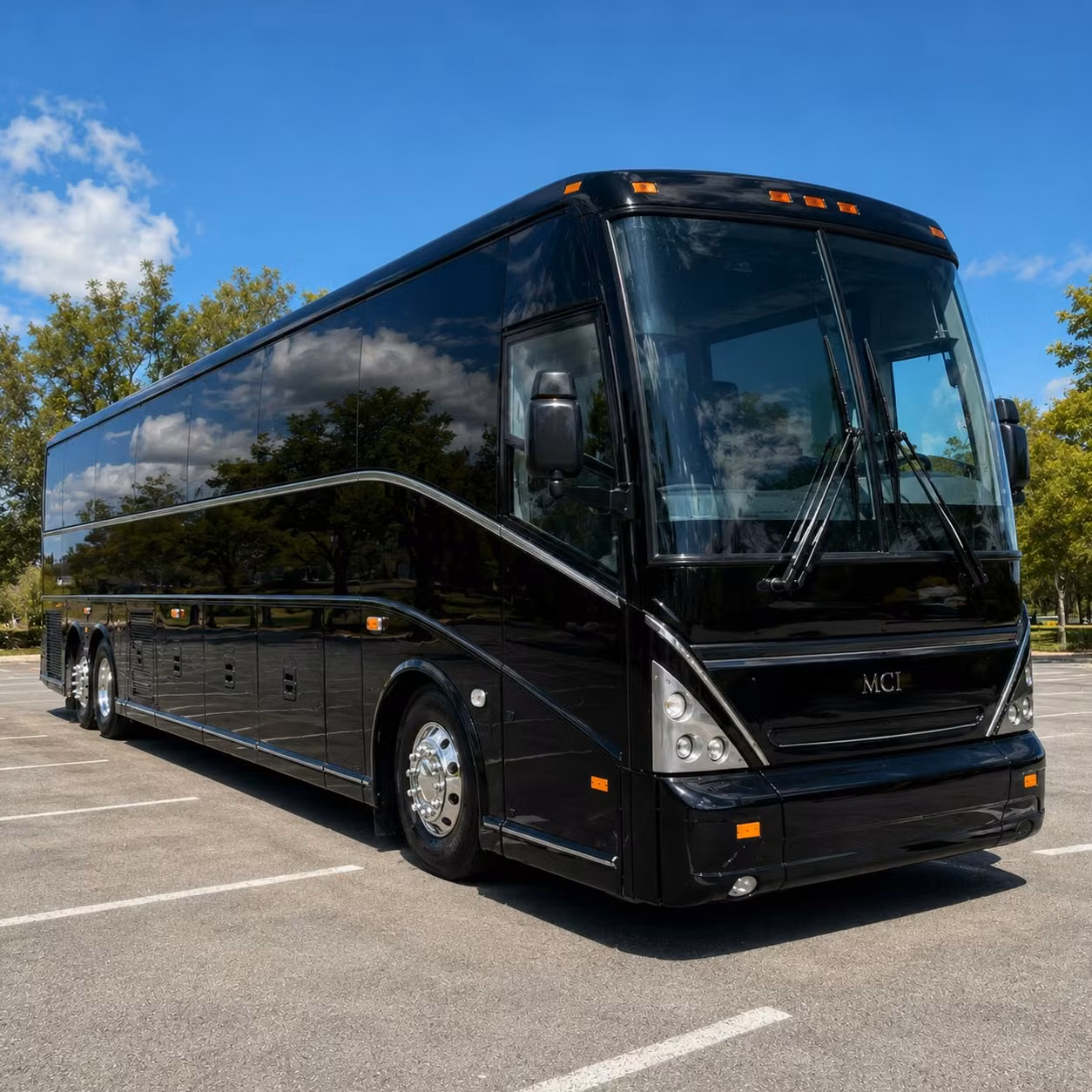 event transportation bus rentals in shawnee