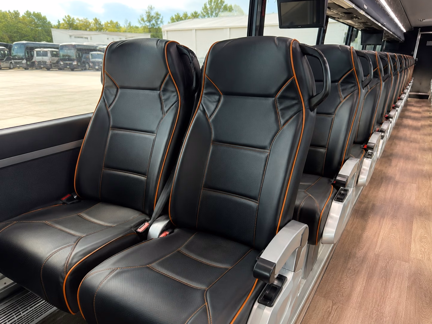 shawnee charter bus inside
