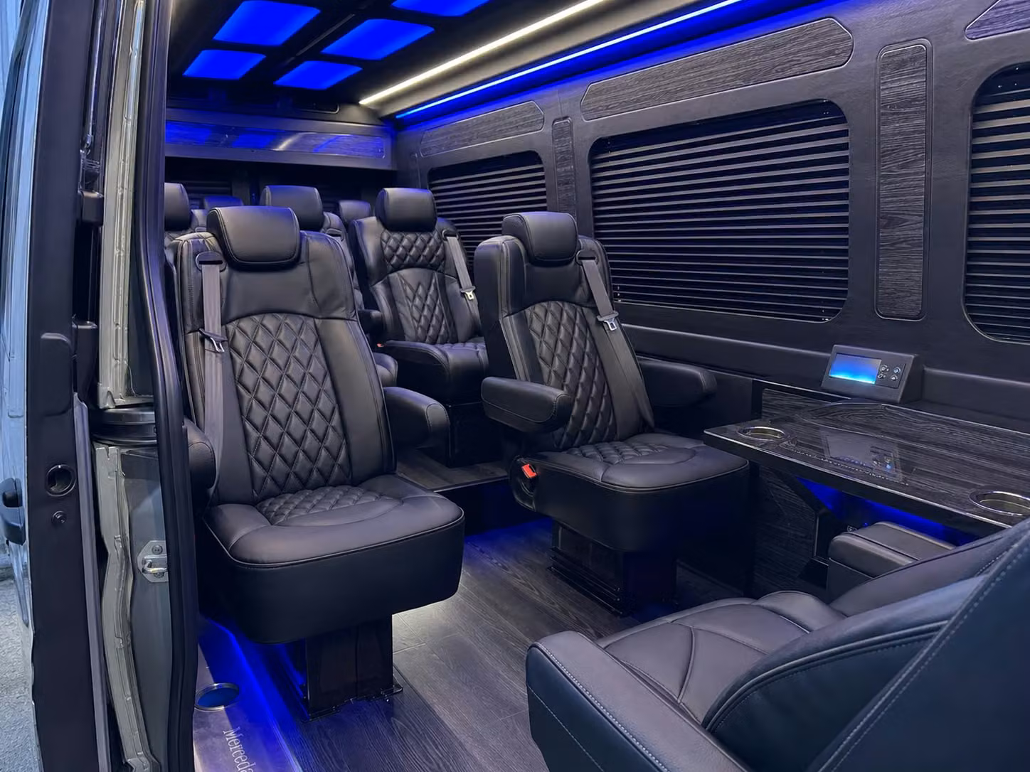 sprinter van transportation for groups and events across shawnee
