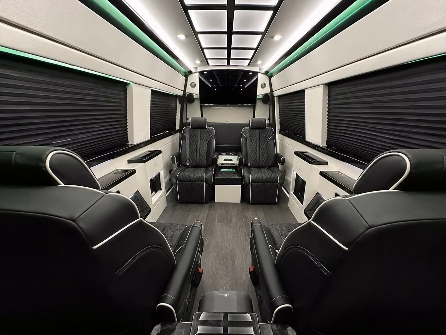 sprinter van with driver interior